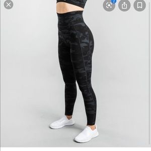 ISO! alphalete camo leggingssize medium or large!